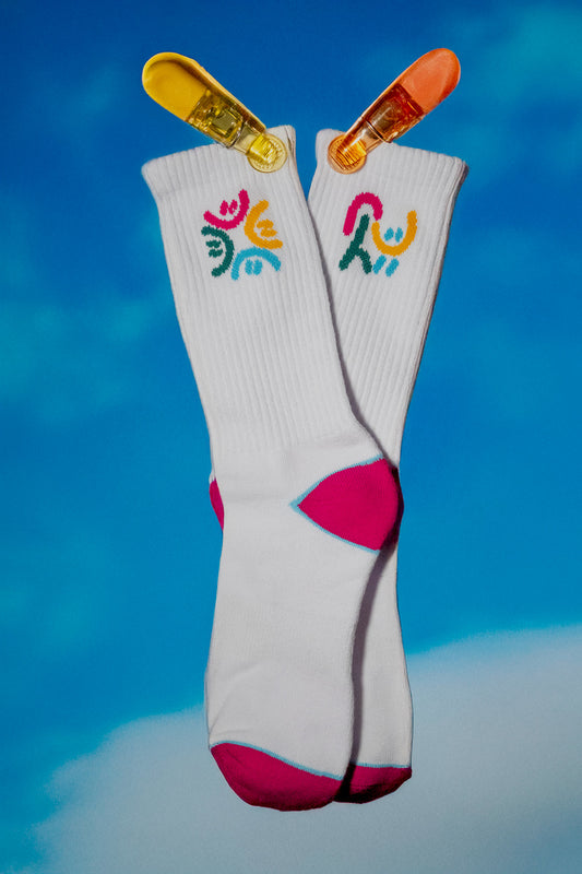Everyday Crew Sock (Magenta)