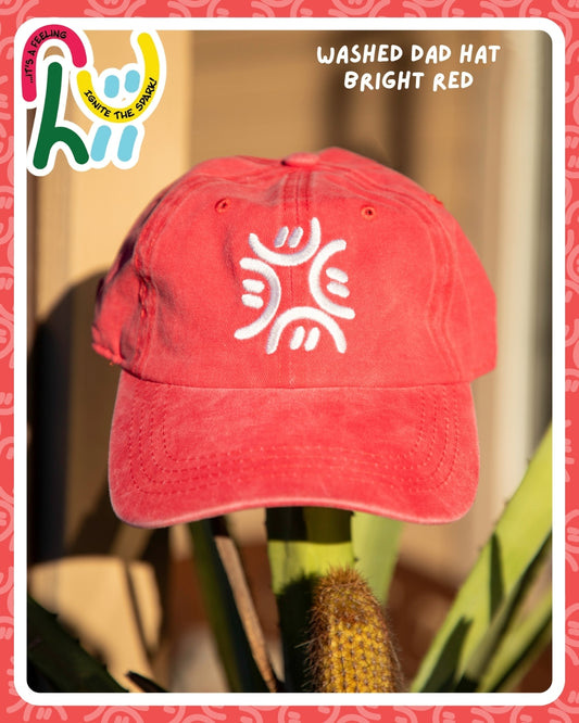 Washed Red Dad Hat